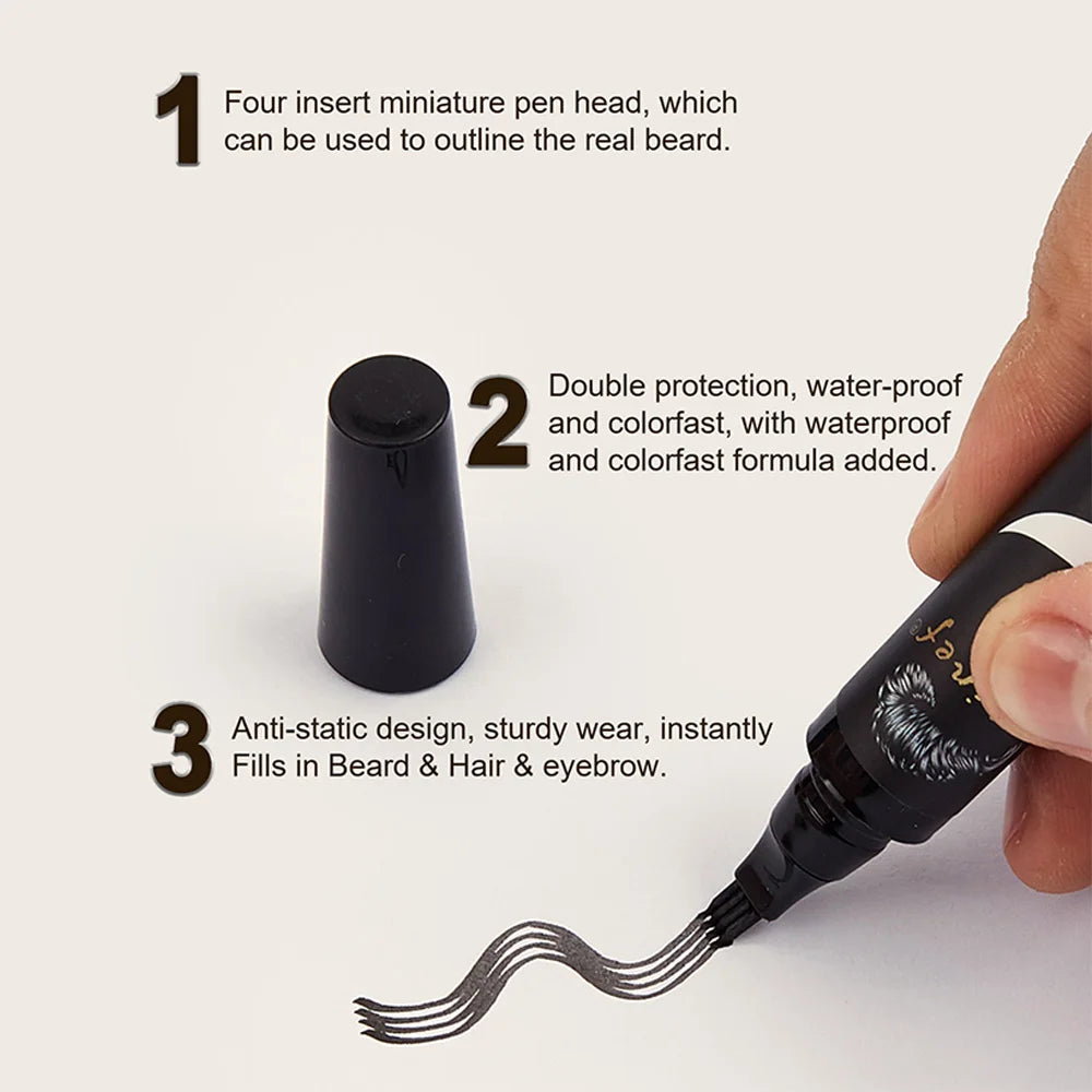 Amazing Gift for Husband, Boyfriend or Brother – Beard Filler Pen to Cover Patches and Boost Confidence